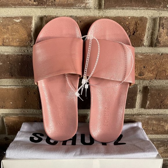 SCHUTZ Dorrit Flat Sandal In Poppy Rose - Picture 2 of 2